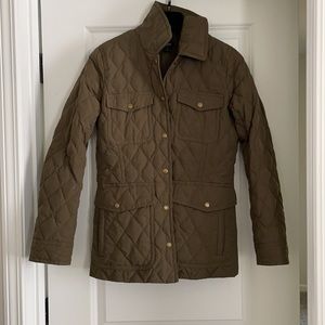 J. Crew quilted puffer jacket